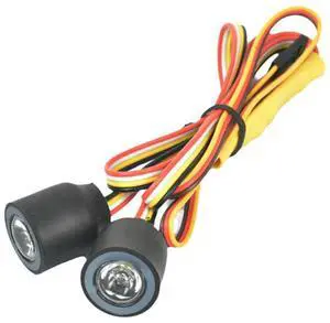 For 1/10 Crawler Axial Lamp Headlight For 1/10 20MM Angel Eyes SCX10 TRX4 D90 Jeep Wrangler 90046 90047