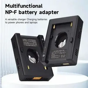 NP-F To V Mount Converter Adapter Plate For 5D2 5D3 DSLR Camera LED Light Monitor
