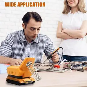 Cordless Soldering Station for Dewalt 20V Max - Electric Digital LCD Display Soldering Iron Station