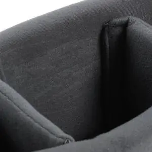 2X Shockproof Dslr Slr Camera Insert Organizer Case Partition Divider Protection Case(Black+Grey)