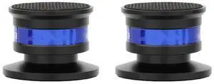 2X Speaker Isolation Spikes Speaker Base Pads With Non-Slip Base Pad Aluminium Anti-Vibration For Turntable Amplif
