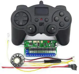 16 Channel 2.4G Remote Control Transmitter + Receiver Board Control Panel 12V Controller DIY for RC Car/Ship/Excavator