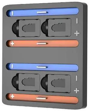 Docking Station For Switch 2 Charges 4 Joycon Controllers Includes 4 Game Card Slots Enhanced Gaming Accessory