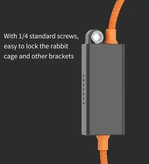 DT-PD 20 V-Mount Charger Braided Cable D-Tap To USB-C PD Fast Charging For Cameras & Phones