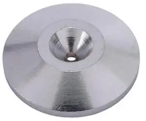 24 Pcs Speaker Pure Copper Spikes Pads Hifi Speaker Box Isolation Floor Stand Feet Cone Base Shoes Pad (Silver)