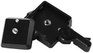 2X Quick Release Plate Platform Mount Base Camcorder Tripod Monopod Ball Head For DSLR Camera QR40 1/4,3/8 Screw
