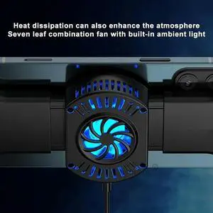 For //NS Switch//PC Wireless Gamepad Controller Semiconductor Cooling Fan Stretching Cooling Game