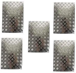 5X For WPL D12 1/10 RC Car Upgrade Parts Rear Trunk Cover Skid Plate Anti-Slip Board Decorative Plate Accessories