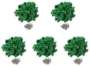 100Pcs DRG-01 PCB For DIN 35 Rail Mount Mounting Support Adapter Circuit Board Bracket Holder Carrier Clips Connec