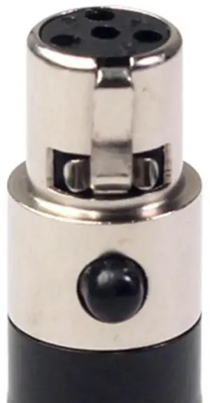 6X XLR Mini 3 Pin Male To 4 Pin Female Audio Adapter Plug Connector Hi-Fi Converter Adapter