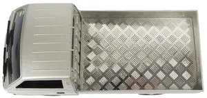 4X For WPL D12 1/10 RC Car Upgrade Parts Rear Trunk Cover Skid Plate Anti-Slip Board Decorative Plate Accessories