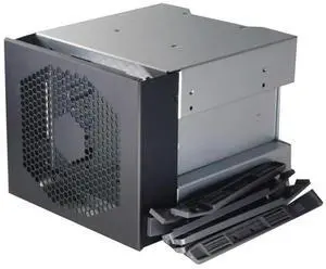 4-Bay Large Capacity HDD Hard Drive Cage Rack 5 Inch 3 x Optical Drive Bays to 3.5 Inch SAS SATA Hard Drive Tray Caddy