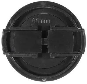 Univeral 60Pcs 49Mm Center Pinch Front Lens Cap For DSLR Camera