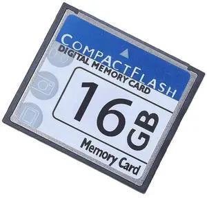 3X Professional 16GB Compact Flash Memory Card(White&Blue)