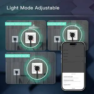 Tuya Smart Socket Outlet Fast Charge USB Type-C APP Remote Control Voice Control For Alexa Google Home EU Plu