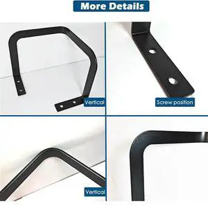4PCS Mattress Retainer Bar Keep Mattress Stopper From Sliding Slide Stopper To Prevent Sliding Holder In Place Gri