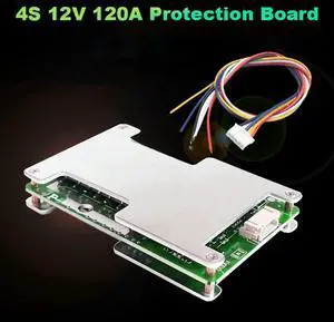 4X 4S 12V 120A Protection Board 3.2V BMS Li-Iron Lithium Charger Board With Power Balance Board