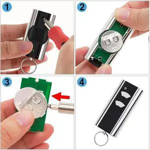 4X Garage Remote Control For Normstahl Entrematic RCU 433-2,For Crawford Standard Steel 433.92 Garage Door Key