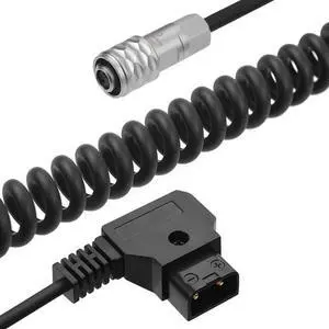 3X D-Tap To BMPCC 4K 2 Pin Locking Power Cable For Blackmagic Pocket Cinema Camera 4K For V Mount