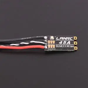 4X Blheli S 2-6S Lipo 45A Brushless ESC Built-In Programmable RGB LED D-Shot 150/300/600 ONESHOT125