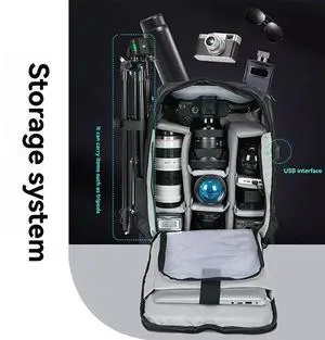 SLR Shoulder Camera Bag Camera Backpack Waterproof Outdoor Camera Bag Waterproof Anti-Theft Camera Bag