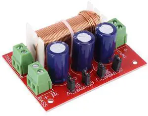 12Pcs 400W Speaker Crossover 2 Way Audio Adjustment Tweeter Bass Speakers Filter Frequency Divider For 2-16Ohm