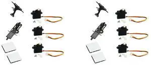 2 Set XK K110 Upgrade K110S Servo Main Frame And Servo Plate For Wltoys XK K110 K110S RC Helicopter Upgrade Parts