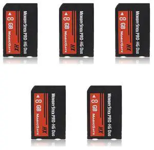 5X 8GB Memory Stick MS Pro Duo HX Flash Card For PSP Cybershot Camera