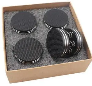 12Pcs Audiophile Shock Spikes Spring Damping Pad HIFI Stand Feet Speaker Spike Audio CD Amplifier Foot Pad