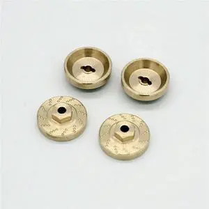 40Pcs Heavy Duty Brass Wheel Hex Adapter Balance Weight For AXIAL SCX24 90081 Upgrades 1/24 RC Crawler Car Parts