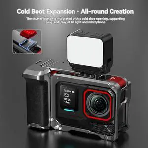 Camera Xplorer Grip Holder With Shutter Button For Ace Pro 2/1 Aluminum Frame Cage Extension Bracket