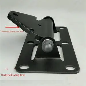 4X Strong Universal Surround Speaker Wall Mount Ceiling Bracket Loudspeaker Wall Mounted Holder Tilt Rotate 60Kg 1