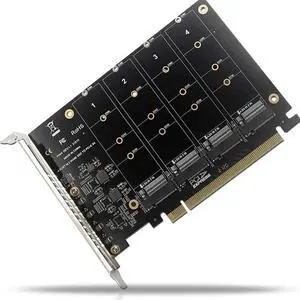 4X PH44 NVME 4-Disk Array Card PCIE Split Array Card