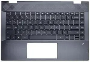 L18949-001 for Pavilion X360 14-CD 14T-CD Laptop Top Case without Backlit Keyboard Notebook Top Cover Gold Frame
