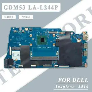 Laptop Motherboard LA-L244P For Inspiron 15 3510 With N5030 CPU CN-0103Y43R Mainboard GDM53