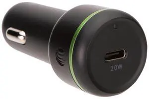 AT&T Professional 20W USB-C Car Charger with Universal Device Compatibility Power Delivery Technology Compact Design Complete Device Protection Black