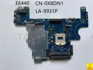 For Latitude E6440Laptop Motherboard CN-0X8DN1 0X8DN1 LA-9931P 100% Fully Tested, Works ly