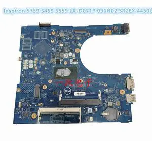 Laptop Motherboard CN-096H02 LA-D071P for 5459 5559 5759 with SR2EX 4450U CPU Fully Tested to Work ly