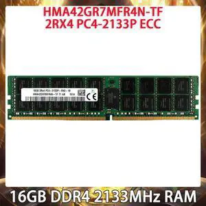 RAM 16GB DDR4 2133 HMA42GR7MFR4N-TF 2RX4 PC4-2133P ECC For SK Hynix Server Memory