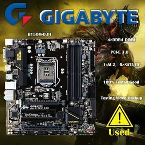 GA-B150M-D3H Motherboard 64GB LGA 1151 DDR4 Micro ATX Mainboard