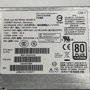 Fully Tested For Fujitsu 800W Power Supply DPS-800AB-1 A S26113-E574-V53