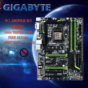 motherboard g1.sniper B7 (Rev. 1.0) supports the 6th generation core Gamma Processor dual channel DDR4, four