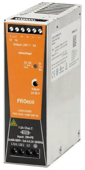 1469530000 For Weidmuller Switching Power Supply PRO ECO3 120W 24V 5A