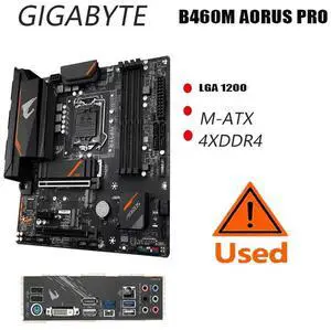 B460MPRO DDR4 128GB PCI-E 3.0 M.2 HDMI-compatible Display Placa-Mãe 1200 Micro ATX Motherboard