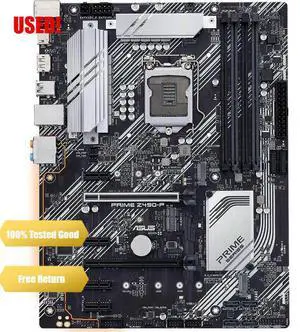Z490-P LGA 1200 (For ® 10th Gen) ATX Motherboard (Dual M.2, DDR4 4600, 1 Gb Ethernet, USB 3.2 Gen 2 USB Type-A)