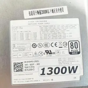 D1300EF-00 For T7600 7610 Server Power Supply 0H3HY3 H3HY3 1300W