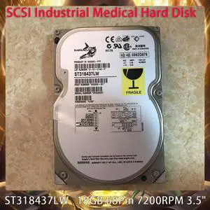 SCSI Industrial Medical Hard Disk ST318437LW For18GB 68Pin 7200RPM 3.5" Hard Drive