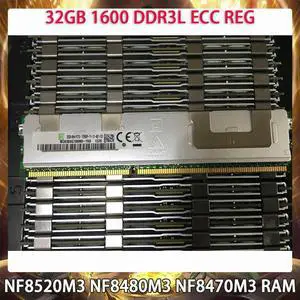 RAM For Inspur NF8520M3 NF8480M3 NF8470M332GB DDR3L 1600MHz ECC REG Server Memory