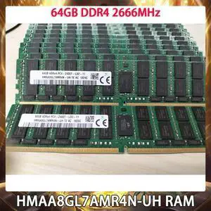 For SK Hynix 64GB DDR4 2666MHz RAM 4DRX4 PC4-2400T HMAA8GL7AMR4N-UH 2666 Memory