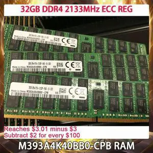 M393A4K40BB0-CPB RAM For 32GB DDR4 2133MHz ECC REG Server Memory Works ly Fast Ship